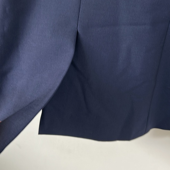 J Crew BI Sretch Blazer Italian Wool B3231 Tollegno 1900 Navy Blue Jacket Sz 6 - Picture 8 of 15